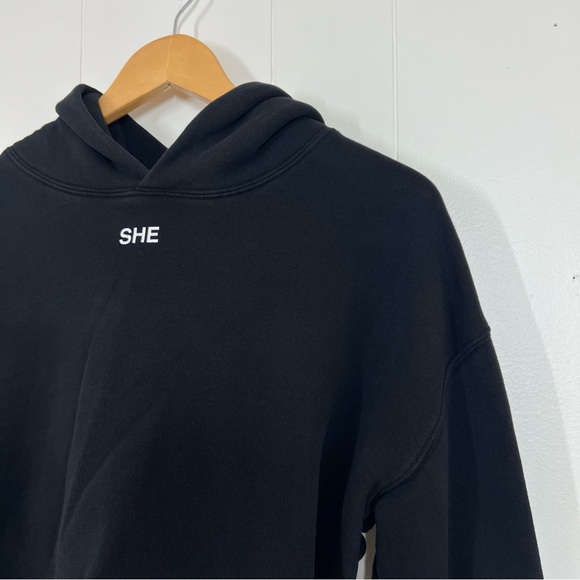 Darc Sport Black Numbered Limited Editon “She” Cropped Hoodie - Picture 3 of 14